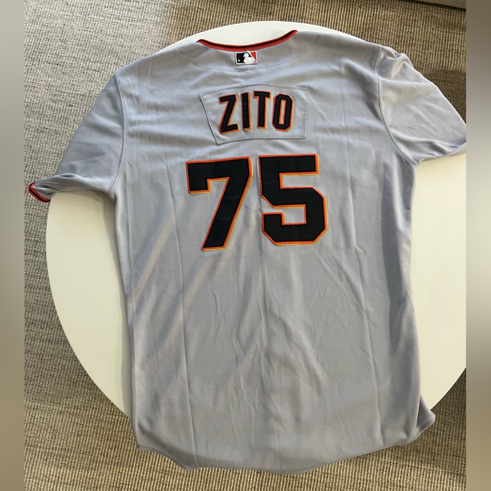 Majestic Gray San Francisco Jersey - Picture 4 of 6